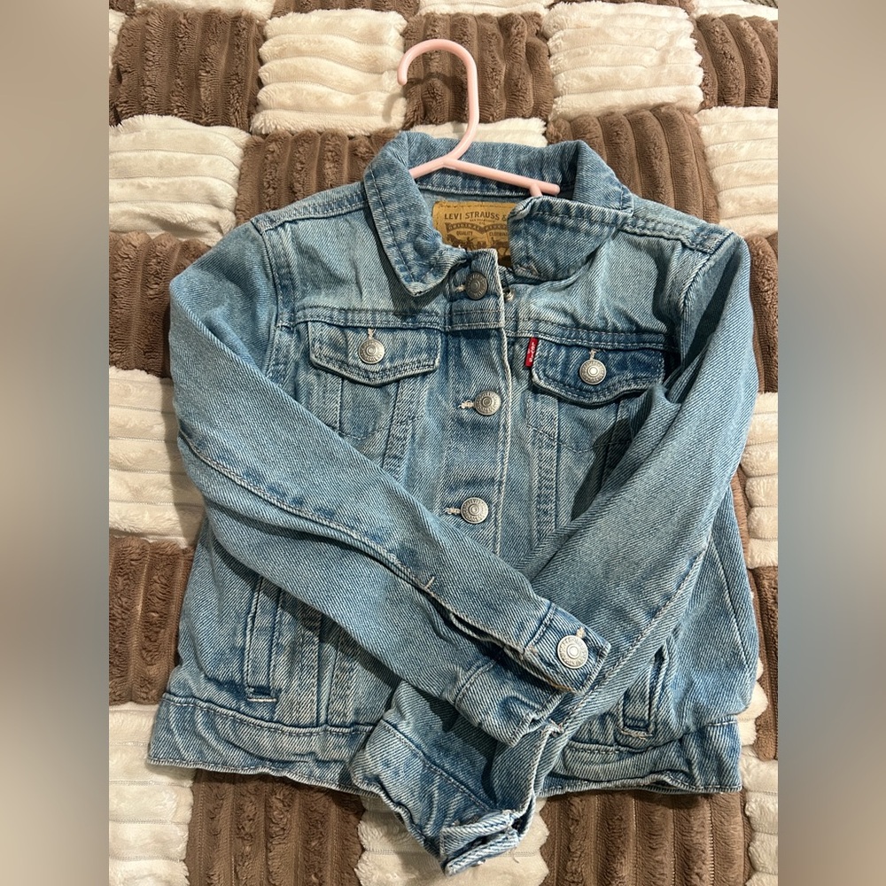 Levi's Blue Denim Jacket with Button Details